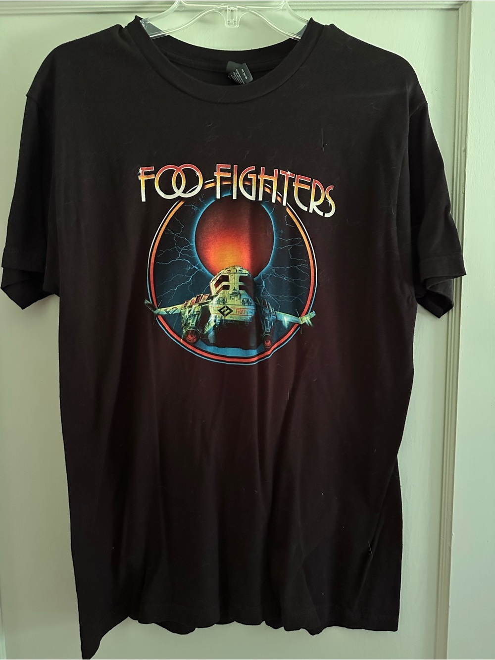 Foo Fighters 2018 Tour Black Graphic Band Tee